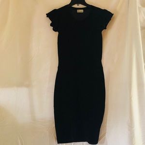 Red Valentino Black Sweater Dress